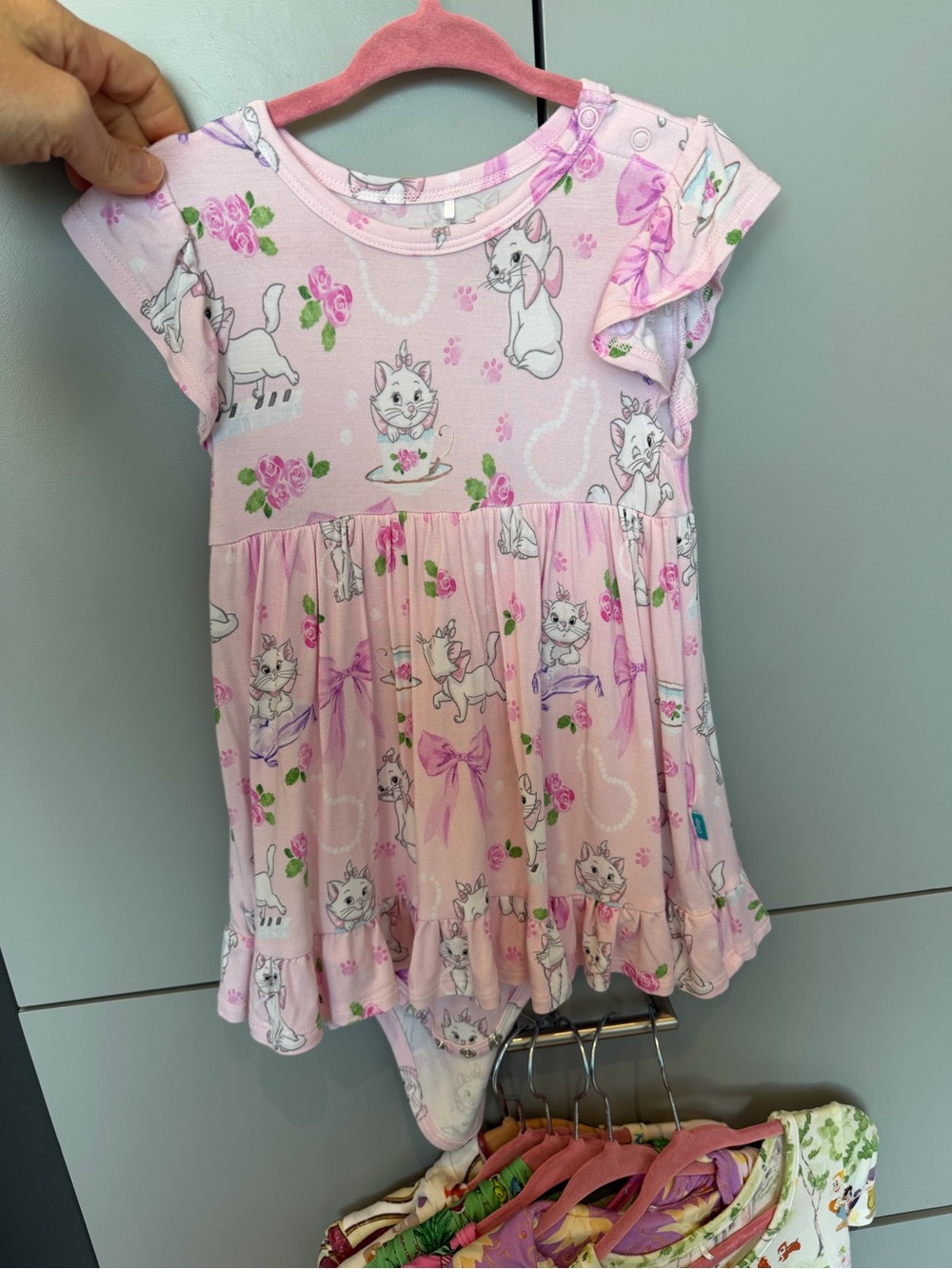 Posh Peanut 2T Aristocats Marie Bodysuit Twirl